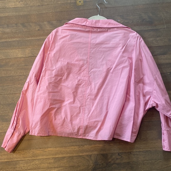 NWOT Zara Twist Front Blouse - Picture 4 of 4